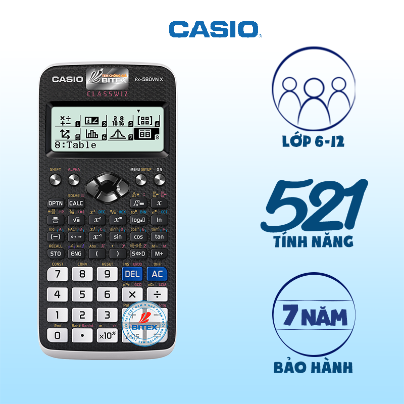 máy tính casio 580 bán ở đâu